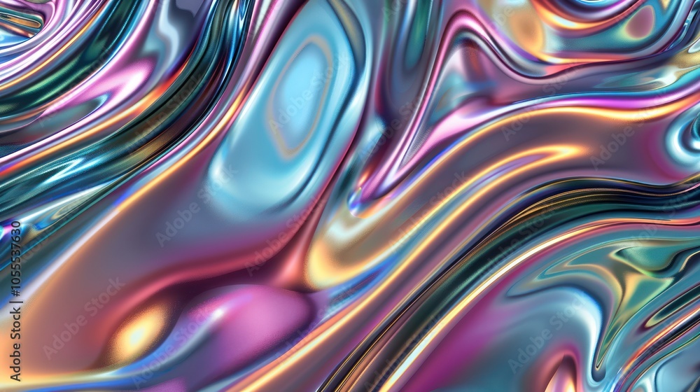 Abstract Liquid Metal Art Abstract Liquid Metal Art