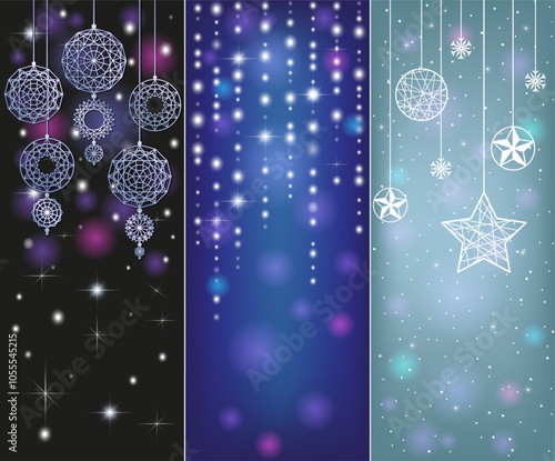 Set of three vertical New Y...