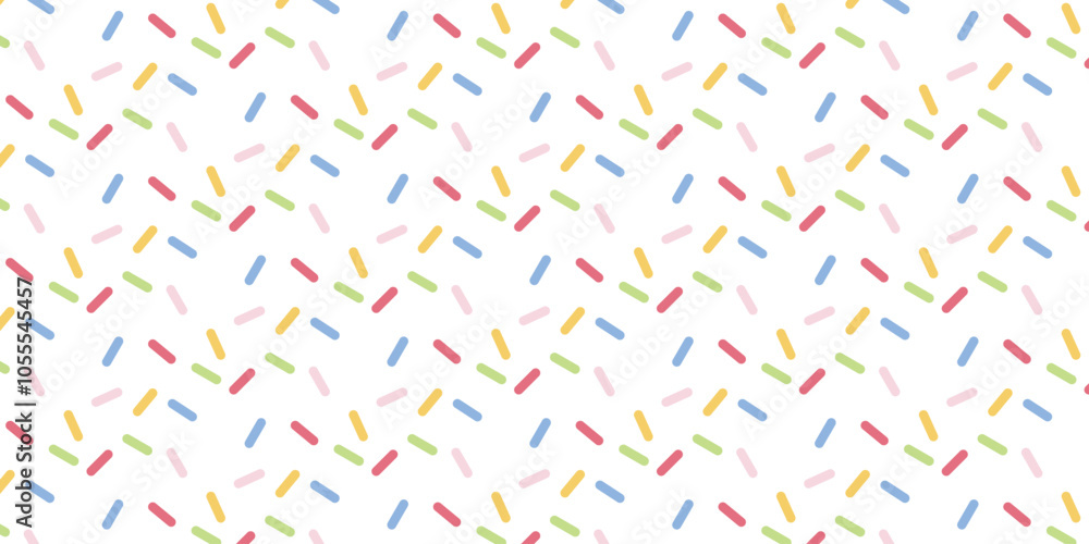 Cute pattern with rectangular motifs with colorful curved corners Cute pattern with rectangular motifs with colorful curved corners