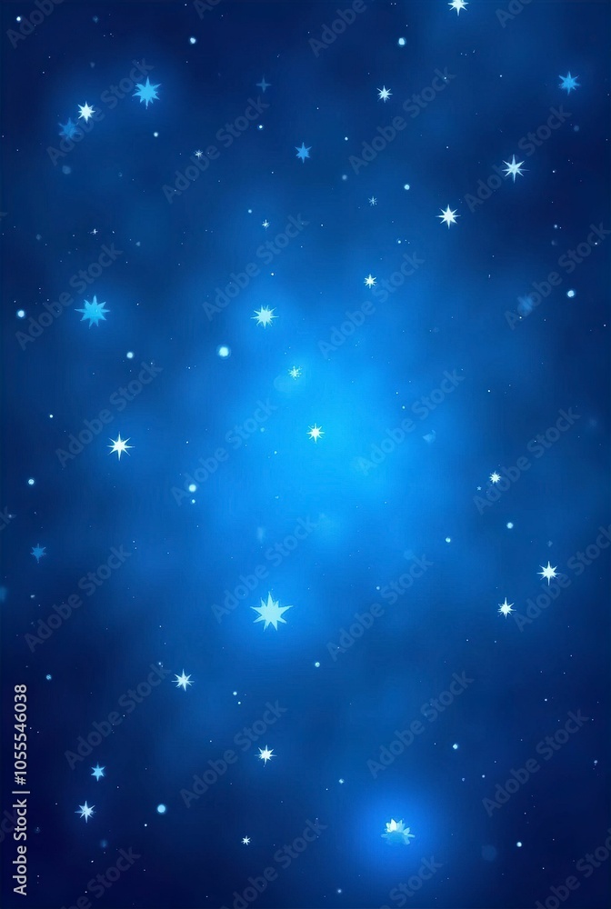 Fototapeta premium Blue stary background looks unique