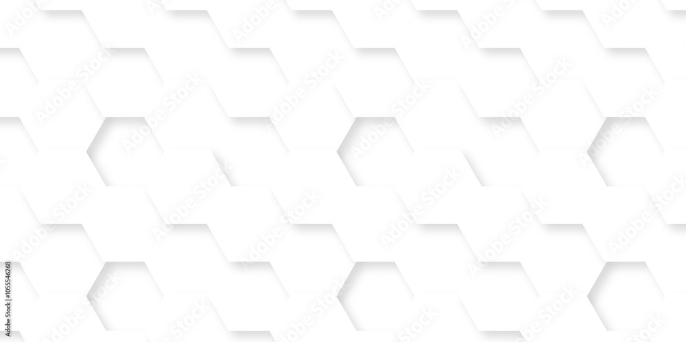 Abstract background with hexagonal geometric hexagon polygonal pattern background. 3d seamless bright white web cell and triangle abstract honeycomb background. white and gray backdrop wallpaper. Abstract background with hexagonal geometric hexagon polygonal pattern background. 3d seamless bright white web cell and triangle abstract honeycomb background. white and gray backdrop wallpaper.
