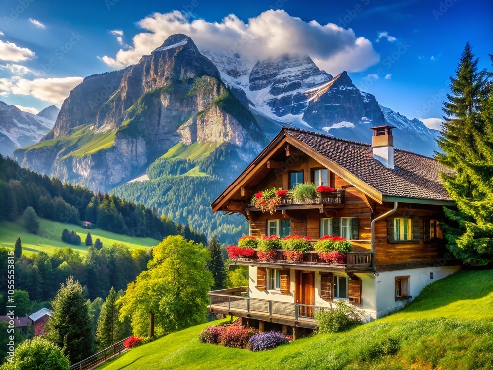 Swiss Chalet Architecture: Captivating Mountain Retreats in Scenic Landscapes Swiss Chalet Architecture: Captivating Mountain Retreats in Scenic Landscapes