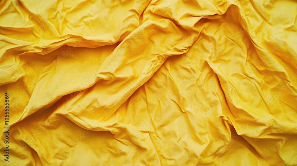 Yellow Bed Sheet Close-Up Yellow Bed Sheet Close-Up