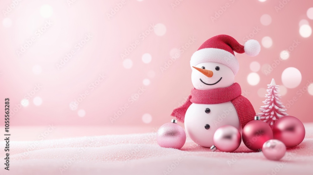 Cute snowman. Winter holiday theme. Cute snowman. Winter holiday theme.