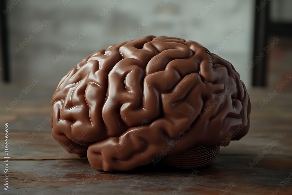 Chocolate Brain Sculpture Chocolate Brain Sculpture