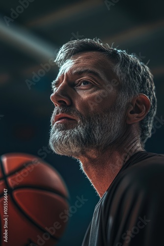 Man with Basketball