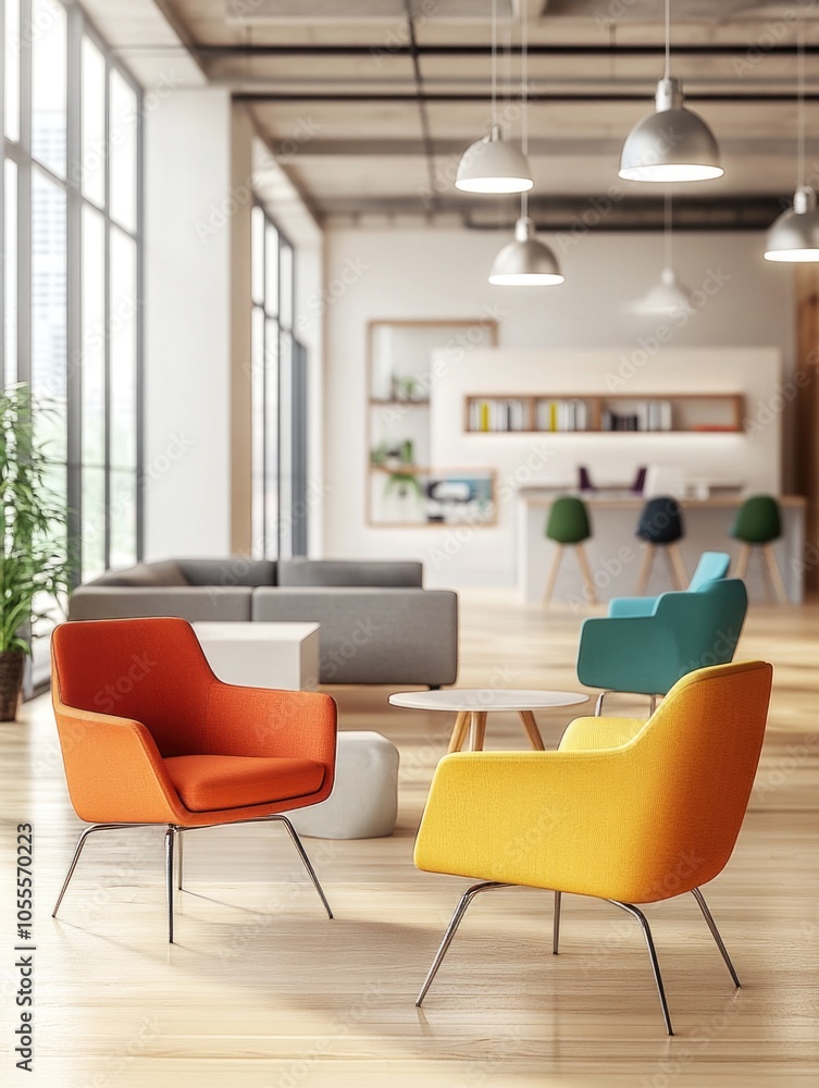 Fototapeta premium Cozy Living Room Furniture