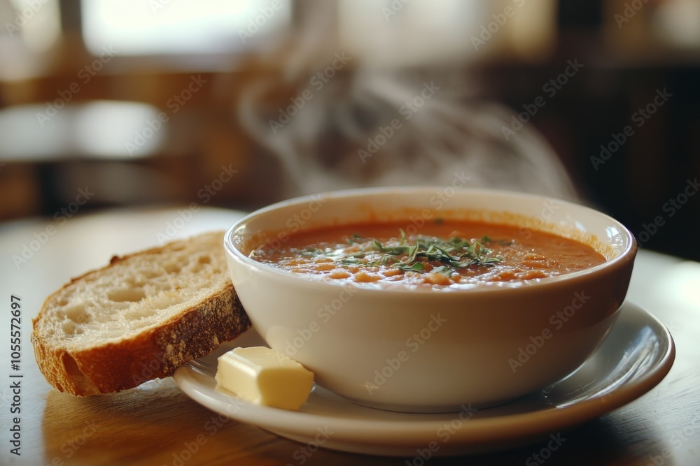 Steamy Bowl of Delightful Soup Steamy Bowl of Delightful Soup