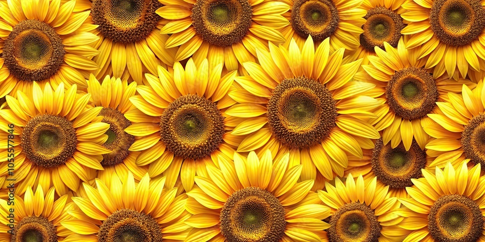Large yellow sunflower pattern with intricate details and brown centers, floralpattern, gardeninspired, botanical, wallpaperstyle, warm tones Large yellow sunflower pattern with intricate details and brown centers, floralpattern, gardeninspired, botanical, wallpaperstyle, warm tones