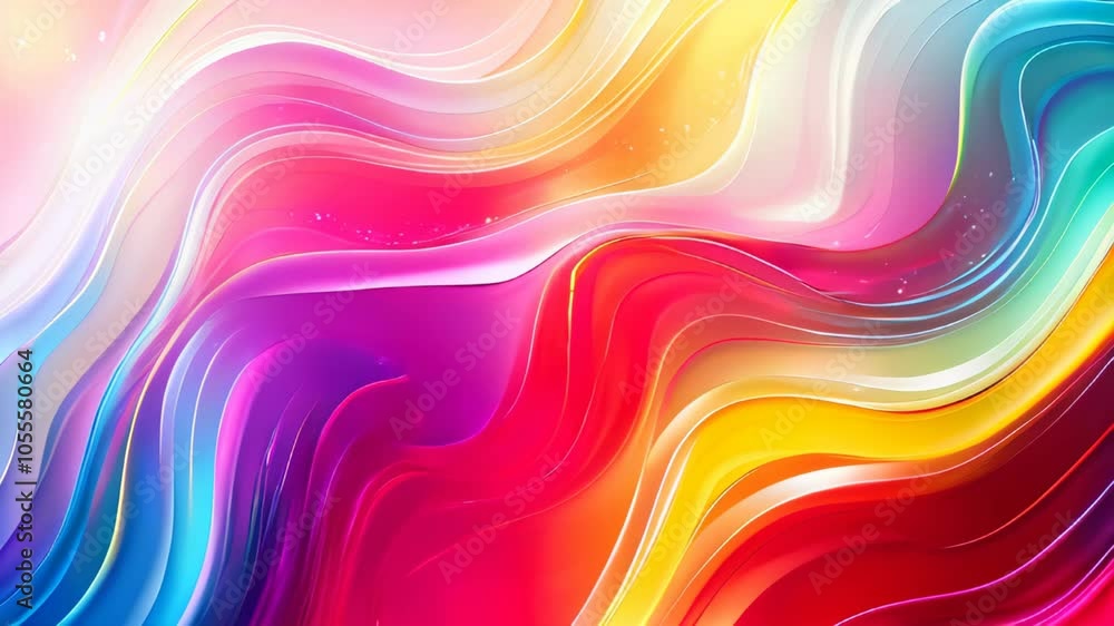 Abstract background with colorful wavy lines Abstract background with colorful wavy lines