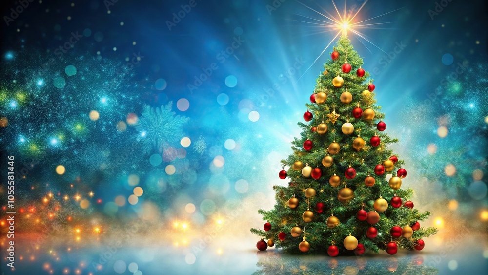 festive Christmas tree background with abstract design festive Christmas tree background with abstract design