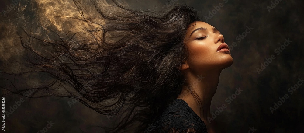 Dynamic Image Of A Beautiful Woman Shot In Studio Dynamic Image Of A Beautiful Woman Shot In Studio