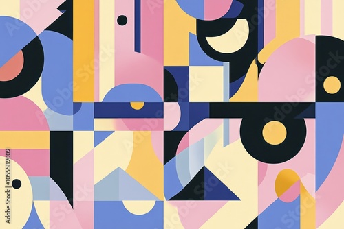 An abstract design of overl...