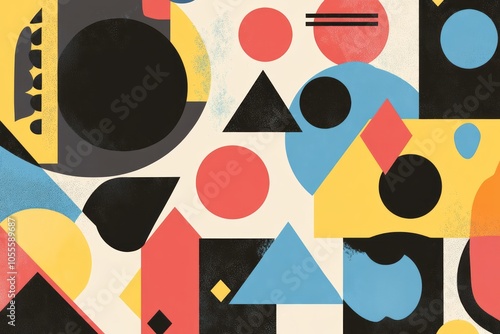 An abstract graphic design ...