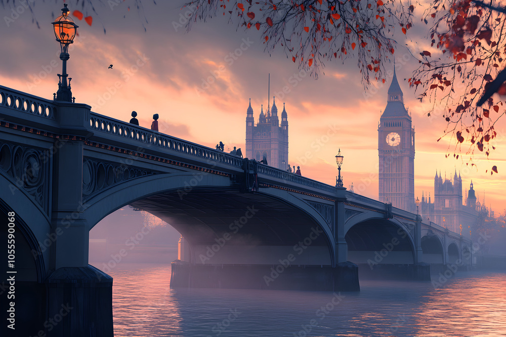 Naklejka premium Explore the innovative digital construction of state-of-the-art bridges transforming urban landscapes and Discover how cutting-edge technology is revolutionizing bridge design and construction creatin