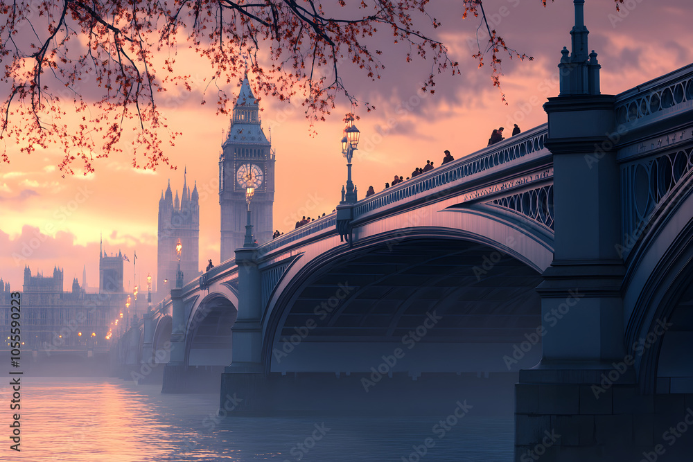 Naklejka premium Explore the innovative digital construction of state-of-the-art bridges transforming urban landscapes and Discover how cutting-edge technology is revolutionizing bridge design and construction creatin