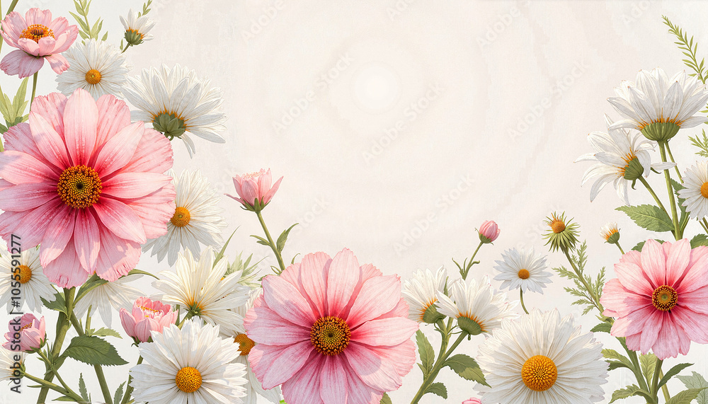 Illustration, intricate floral patterns Illustration, intricate floral patterns
