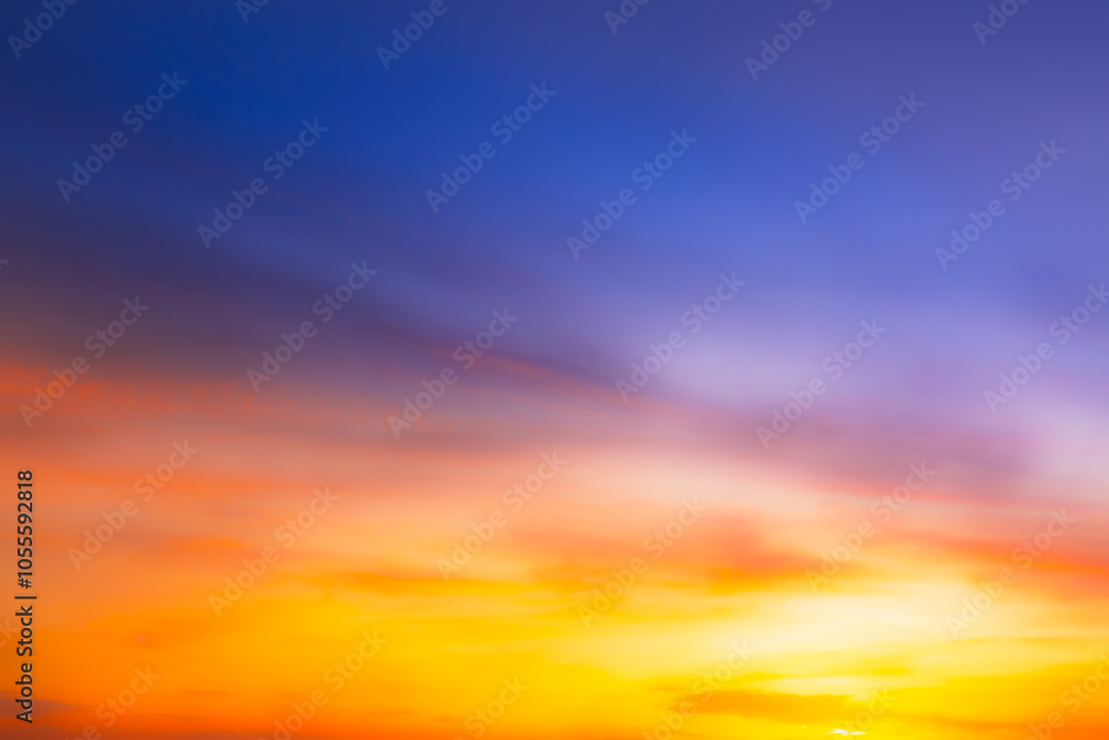 Obraz premium Colorful clouds and sky background,Beautiful dramatic scenic after sunset sky background after sunset