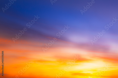 Colorful clouds and sky background,Beautiful dramatic scenic after sunset sky background after sunset