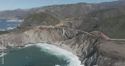 Bixby Bridge, Californie, Big sur, ProRes, dlog