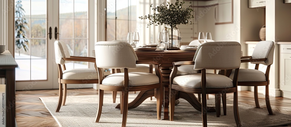 Discover the ideal blend of comfort and style in these Bassett dining chairs The image highlights their soft cushions ergonomic shape and trendy appeal making them an excellent choice for any setting Discover the ideal blend of comfort and style in these Bassett dining chairs The image highlights their soft cushions ergonomic shape and trendy appeal making them an excellent choice for any setting