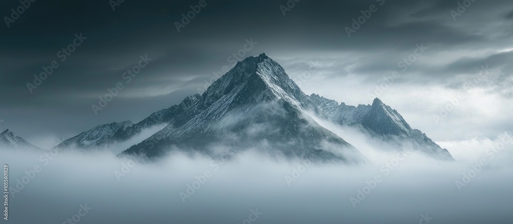 Mountain Peeks In The Clouds Mountain Peeks In The Clouds