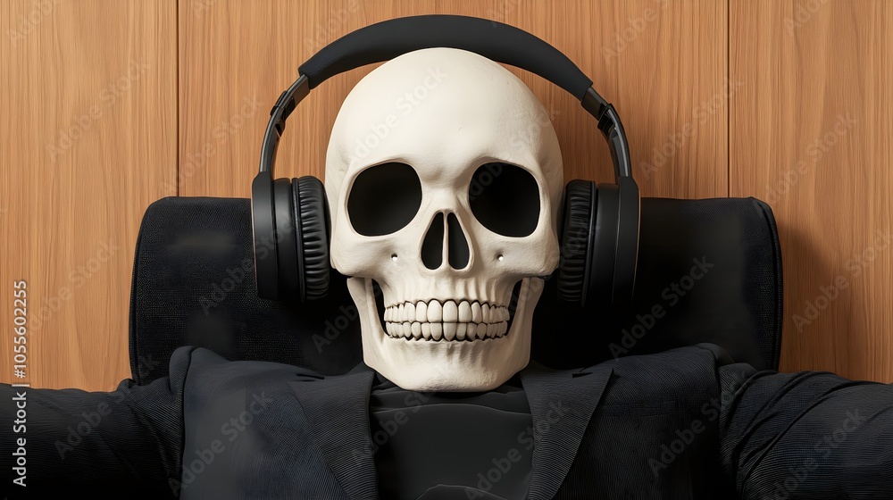 Enchanting Skull Mask with Headphones Enchanting Skull Mask with Headphones
