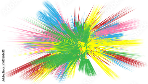 Colorful abstract background with splashes. Artistic design of an advertising banner for your message