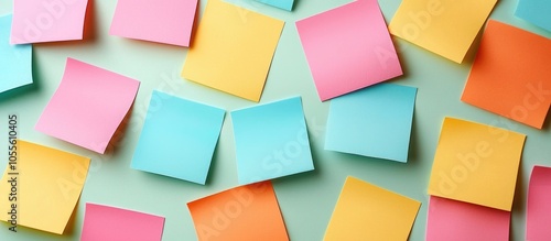 Blank Sticky Note Write Your Message