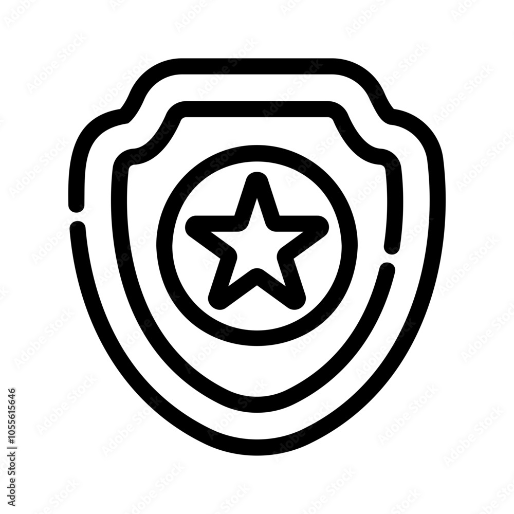 badge Line Icon