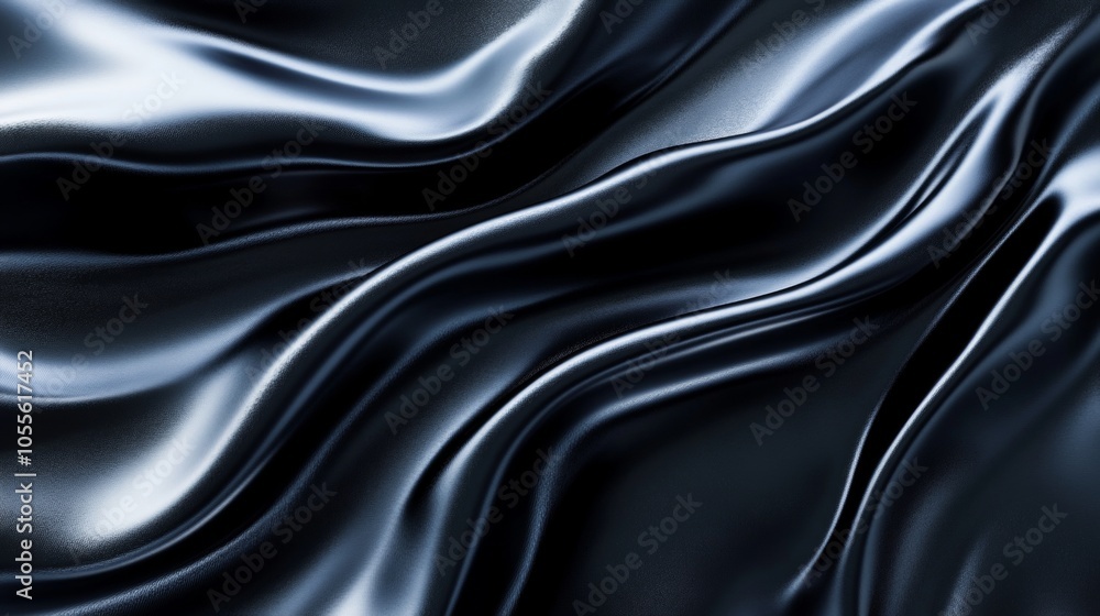 A black fabric with a shiny texture A black fabric with a shiny texture