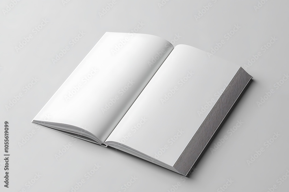 Blank Open Book Mockup Blank Open Book Mockup