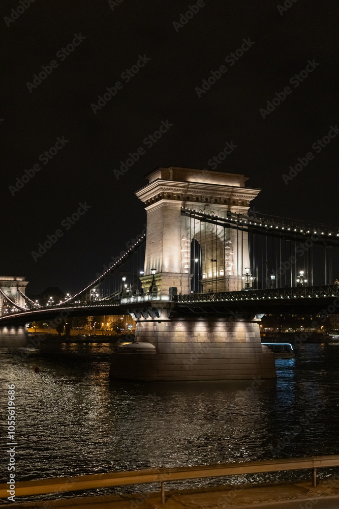 Obraz premium A photo of a bridge over a river