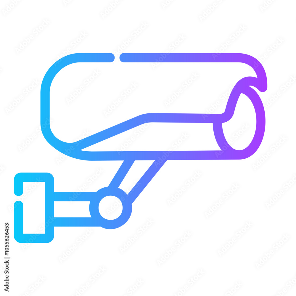 security camera Gradient icon security camera Gradient icon