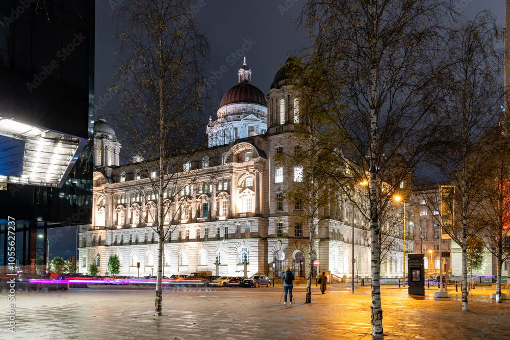 Naklejka premium views around the city of Liverpool, Uk