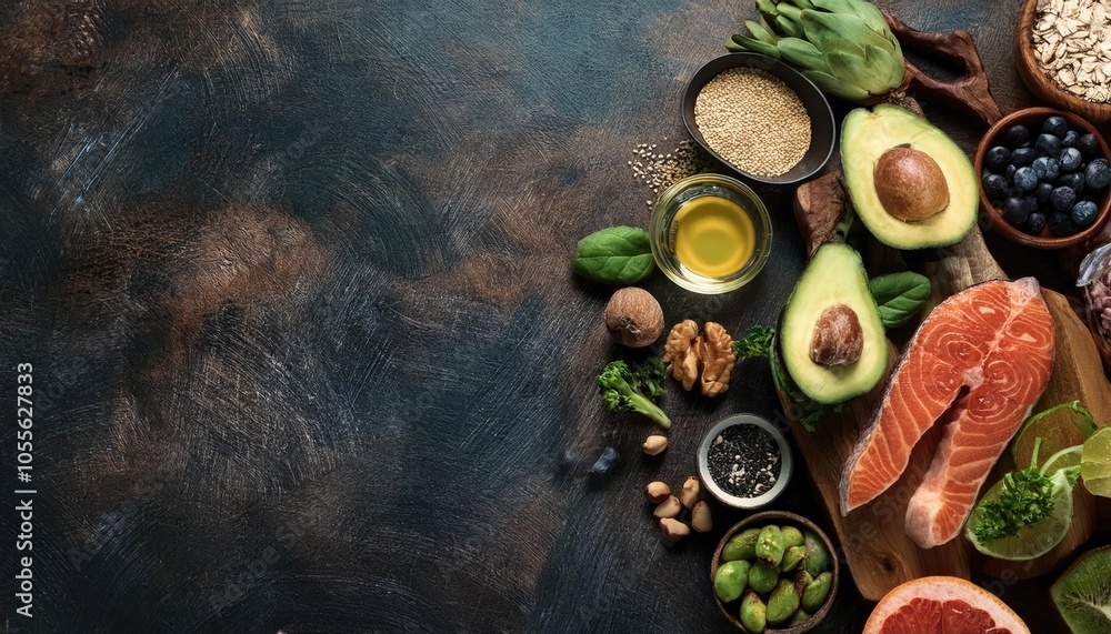 Healthy Food Flat Lay Healthy Food Flat Lay