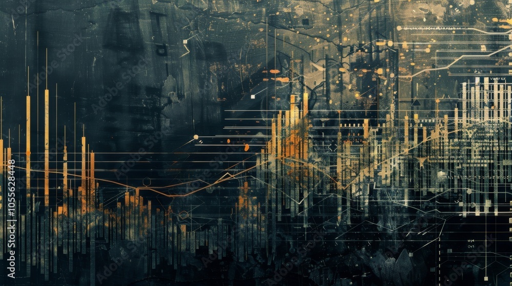 Abstract Visualization of Stock Market Data with Intricate Financial Graphs Abstract Visualization of Stock Market Data with Intricate Financial Graphs