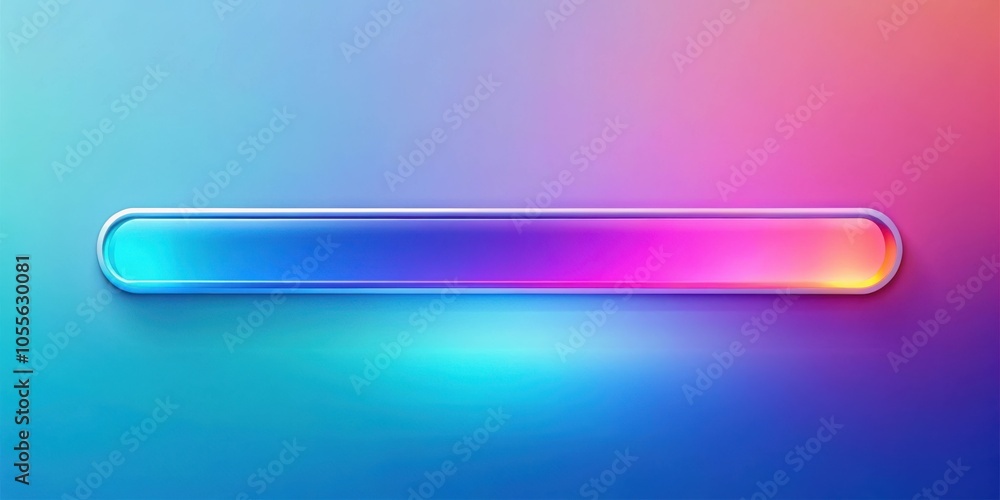 A vibrant and sleek, futuristic button rendered with a 3D effect and colorful gradient. It's a modern, minimalistic design that adds a touch of contemporary style to any background. A vibrant and sleek, futuristic button rendered with a 3D effect and colorful gradient. It's a modern, minimalistic design that adds a touch of contemporary style to any background.