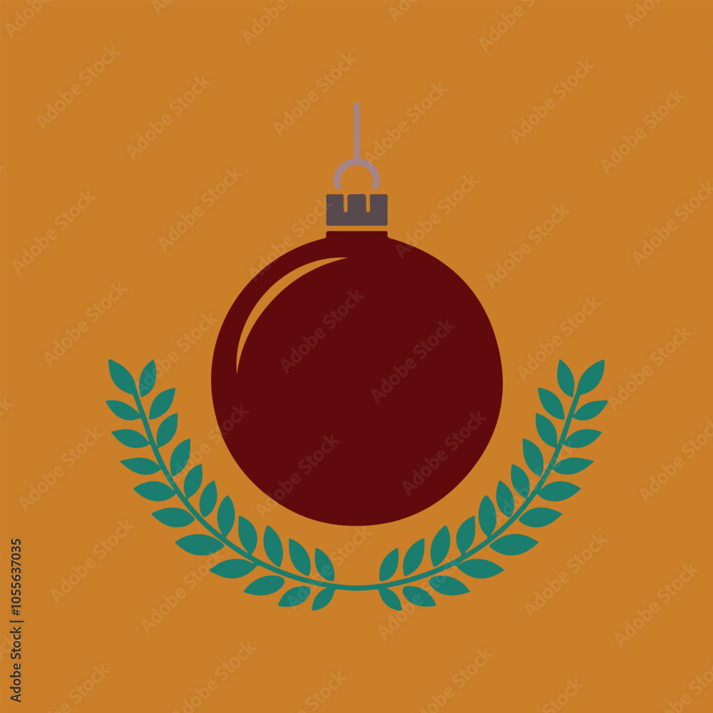 Christmas Ornament Vector with Detailed Floral Patterns. Christmas Ornament Vector with Detailed Floral Patterns.