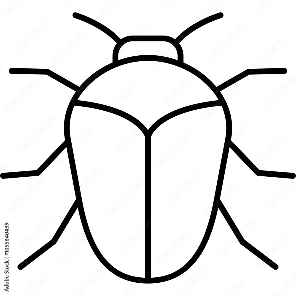 Carpet Beetle Icon Carpet Beetle Icon