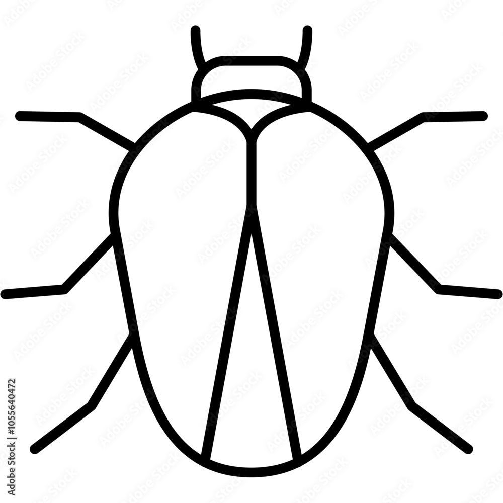 Japanese Beetle Icon Japanese Beetle Icon