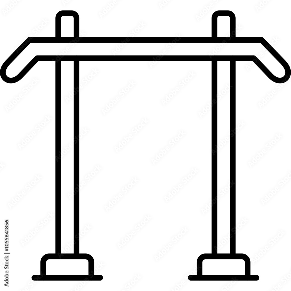 Pull-Up Bar Icon Pull-Up Bar Icon