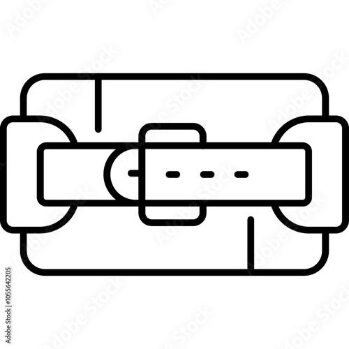 Weightlifting Belt Icon