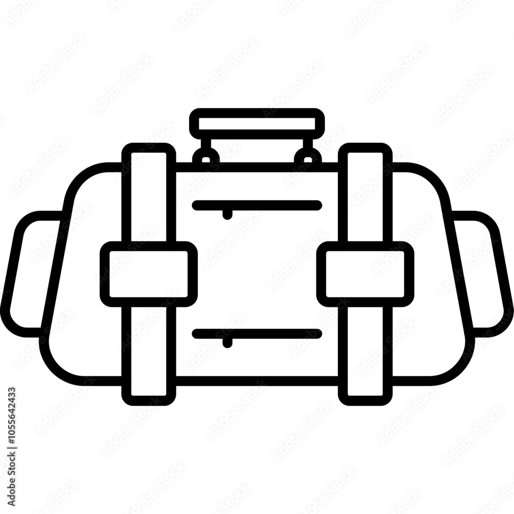 Gym Bag Icon Gym Bag Icon