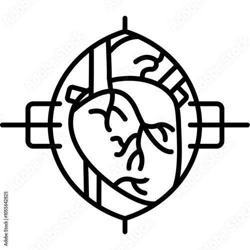 Open Heart Surgery Icon