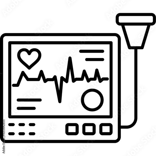 Echocardiogram Icon