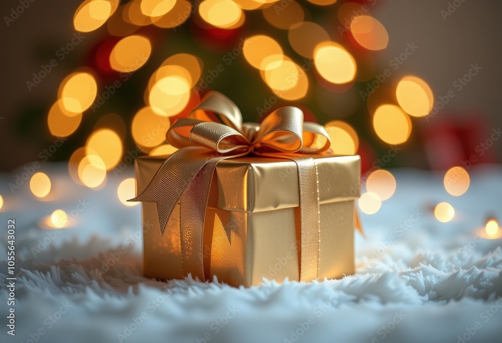 christmas tree with gift box