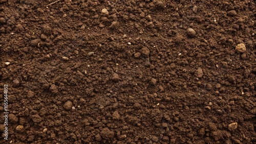 Freshly cultivated soil ground seamless texture pattern for minimalist background wall