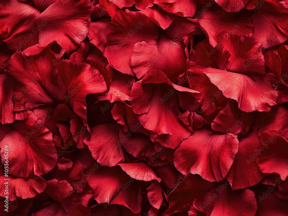 Close up of red flower petals Close up of red flower petals