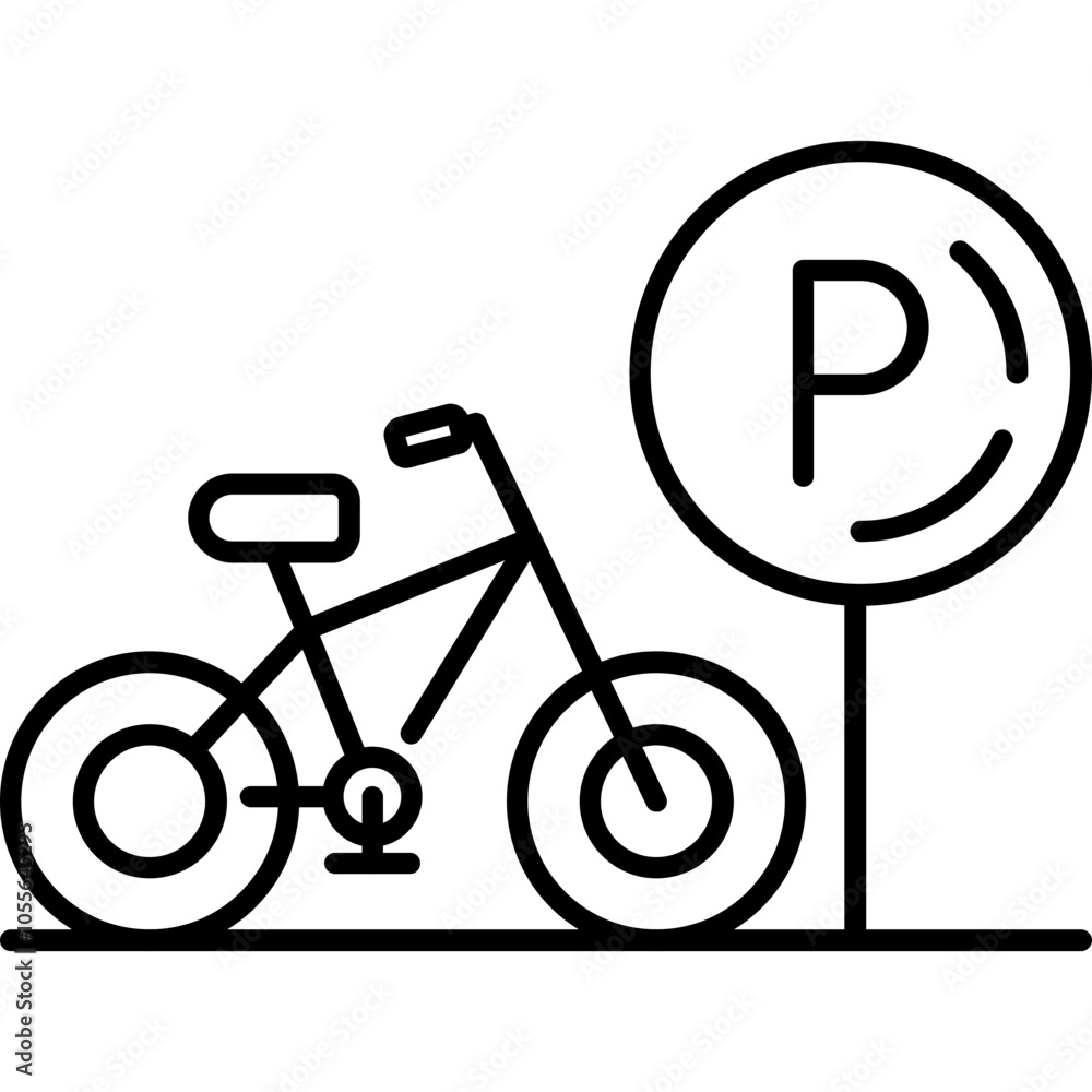 Bicycle Rack Icon Bicycle Rack Icon
